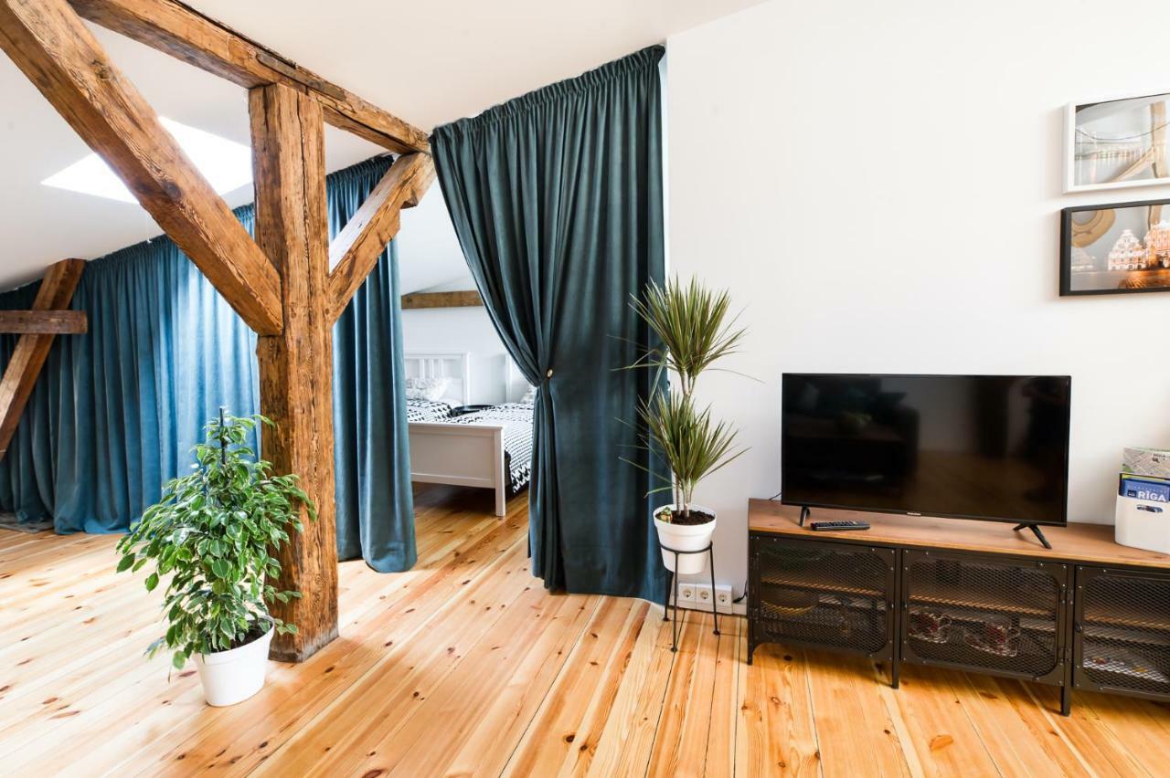 Cozy Studio Mansard Riga Old Town Aptartment, Ac Eksteriør billede